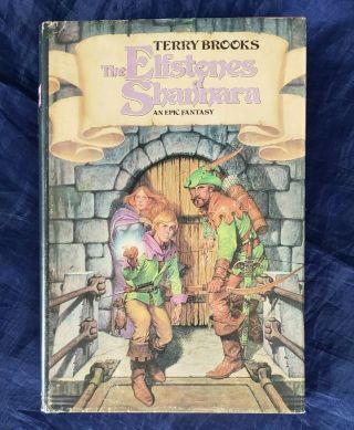 The Elfstones Of Shannara Terry Brooks Vintage 1982 Hcdj Bce Book Club Edition