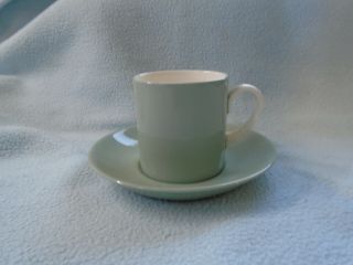 Ref 001 Vintage Green Wedgewood Of Etruria Cup And Saucer