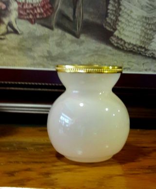 Vintage Antique Rare French Royal Opaline Light Pink Small Vase.  Wow