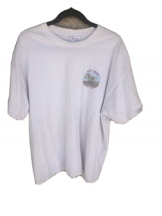 Half Dead Surf Club T - shirt Mens XL White Cotton Vintage 2001 Skully 2