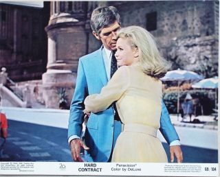 Hard Contract 1969 James Coburn Lee Remick 2 Us Mini Lobby Cards