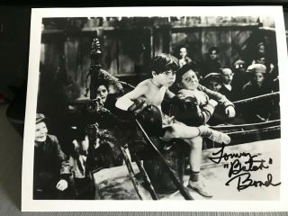 Our Gang/little Rascals Signed 8 X 10 - Tommy " Butch " Bond