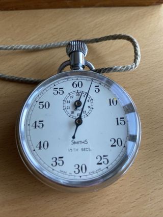 Vintage Smiths 1/5th Second Stopwatch / 2