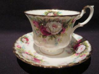 Celebration Royal Albert Vintage China Tea Cup & Saucer