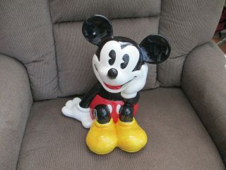 Vintage Disney Mickey Mouse Treasure Craft Cookie Jar