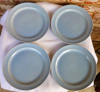 Vintage Set Of 4 Windsor Blue Ts&t Taylor Smith Lu - Ray 9 1/4 " Dinner Plates