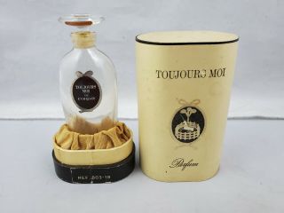 Vintage Toujours Moi By Corday France 30cc Empty Perfume Bottle 803 - 18