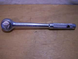 Indestro Vintage Usa 3275 1/2 " Drive Fine Tooth 10 " Long Ratchet