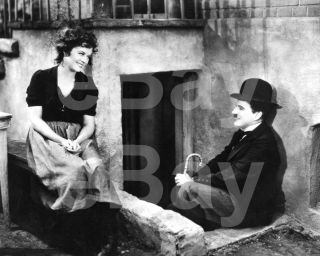 The Great Dictator (1940) Charlie Chaplin,  Paulette Goddard 10x8 Photo