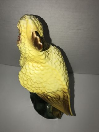 Vintage Maddux of California Yellow Cockatoo Parrot Bird Figurine 9 inches tall 2