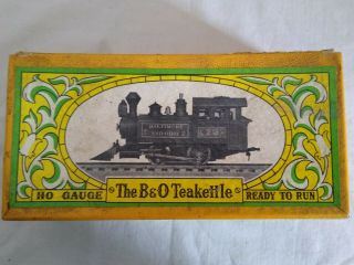 Vintage Ho Scale The B&o Teakettle Locomotive From The Silvine Line -