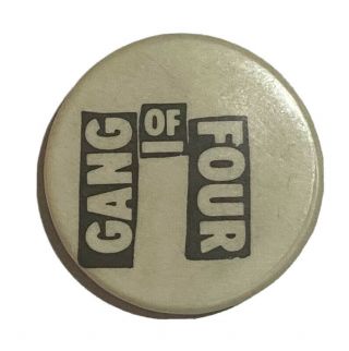 Gang Of Four - Old Og Vtg 70/80`s Button Pin Badge 25mm Punk