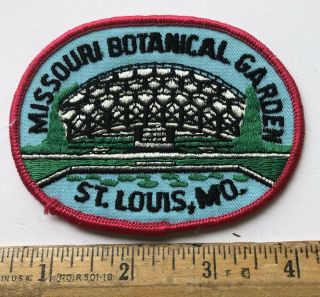 Vintage Missouri Botanical Garden Logo Travel Souvenir Patch St.  Louis