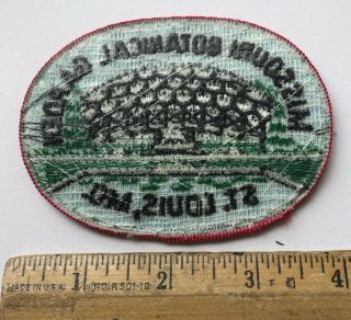 Vintage Missouri Botanical Garden Logo Travel Souvenir Patch St.  Louis 2