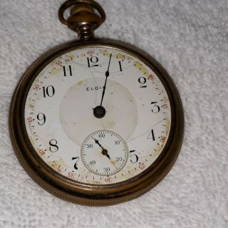 Vintage 1911 Elgin 17j 18s - 336 Pocket Watch -