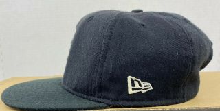Vintage Stussy Michigan State Wool Snapback Hat Cap Made USA Logo Era Black 3