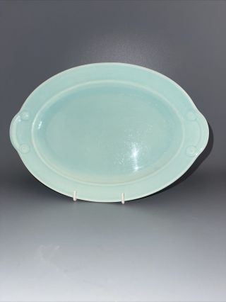 Lu - Ray Pastels Taylor Smith & Taylor Sharon Blue/green Platter 11.  5”x 8”