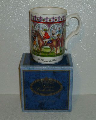 Horse Race Mug Cup By Sadler A Day At The Races Vtg But Equestrian