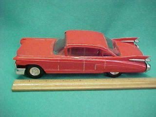 Vintage 1959 Jo - Han Models Red Cadillac Fleetwood Dealer Promo Model Toy Car