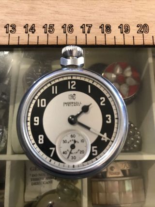 Vintage Ingersoll Triumph Pocket Watch Spares Repairs Mens AF LC 2