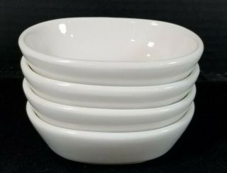 Vintage Buffalo Pottery Ceramic Dishes Set Of 4 Restaurant Quality