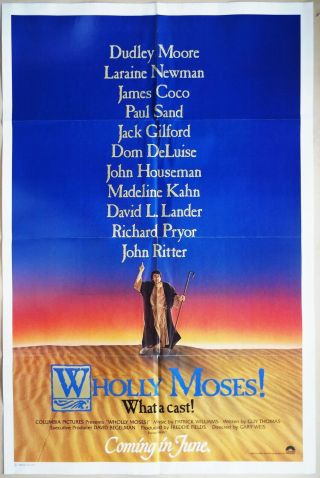 Wholly Moses 1980 Dudley Moore Us One Sheet Poster