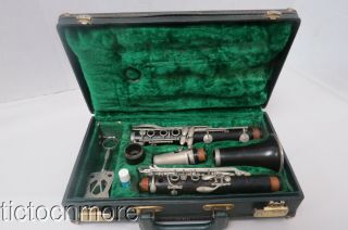 Vintage Normandy 10 Clarinet Made In France Serial No.  3921 W/ Mouthpiece & Case