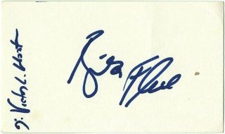 Bela Fleck And The Flecktones Signed Autographed 3x5 Index Card Victor Wooten X2