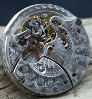 Lady Waltham Pocket Watch,  1911,  6s,  16j 19044550 For Repair Model 1900 (o3o2)