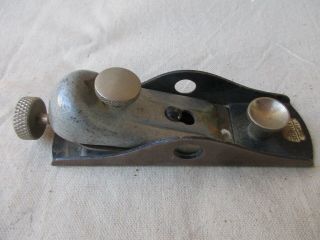 Vintage Stanley 118 Block Plane Low Angle All Steel Body Made In Usa Ref.  E
