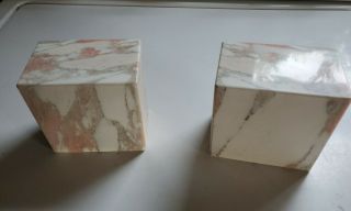 Vintage Marble Book Ends and Paper weight 2