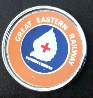 Great Eastern Railway First Aider Lapel Badge,  1970/80 