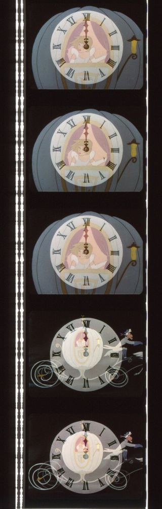 Cinderella 35mm Film Cell Strip Very Rare A123