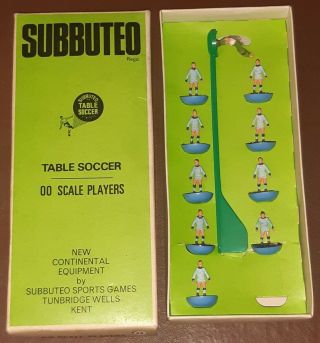 Vintage H/w Subbuteo Team 43 Coventry City - Boxed (1 Player Missing)