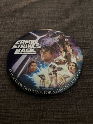 Star Wars 2006 Trilogy Dvd Release Pin Set A Hope,  Empire Strikes Back,  Jedi