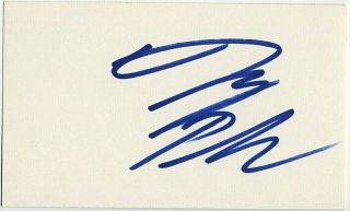 Jay Pharoah Signed Autographed 3x5 Index Card Signature Snl Proof