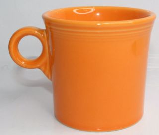 Fiesta Fiestaware Hlc Tangerine Orange Ceramic Coffee Java Mug Cup