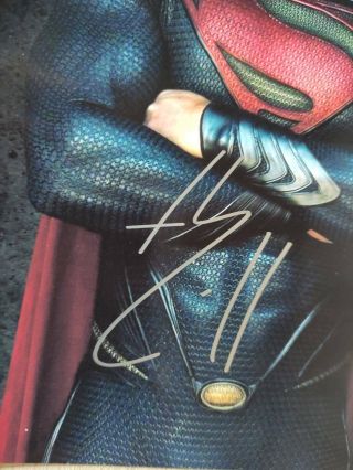 SIGNED HENRY CAVILL SUPERMAN AUTOGRAPHED PHOTO 8X10 2