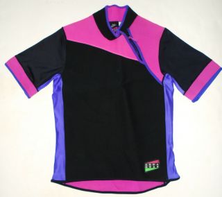 Vtg 90s Nike Aqua Gear Rash Guard Wet Suit Shirt Black & Neon Neoprene Swim : Xl