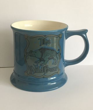 Carlton Ware Pottery Half Pint Tankard - The Wild Boar - Rare - Vintage