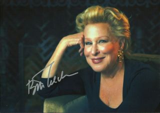 Bette Midler Autographed Signed Photo