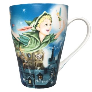 Peter Pan Coffee Tea Mug Cup Paul Cardew Design Captain Hook Tinker Bell England