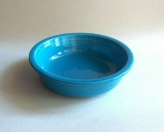 Homer Laughlin Fiestaware Coupe Soup Bowl - Peacock Blue (i Think) - Very Good Cond