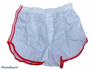 Nwt Vintage 70s Boxer Shorts Cotton Fortrel Polyester Blend Size 34 Usa Ringer