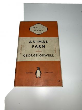 Vintage Penguin Book.  Animal Farm No.  838