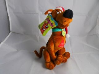Vtg Hanna Barbera Scooby Doo Singing Plush - Christmas Jingle Bells W Tags