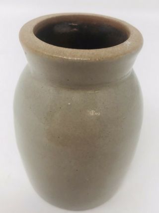 Beaumont Brothers Pottery BBP Salt Glaze 3” Herb Vase Crock 1995 2
