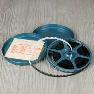 Vintage 1958 8mm Color Film Home Movie Reel - Family Hanging Around The Pool