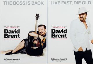 Ricky Gervais David Brent - Life On The Road Film Postcards X 2