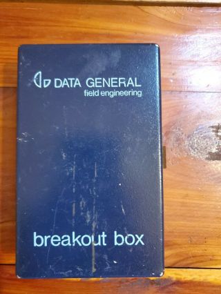 Navtel Dc3 V.  11 Datatest Interface Vintage W/manuals Breakout Box Data General
